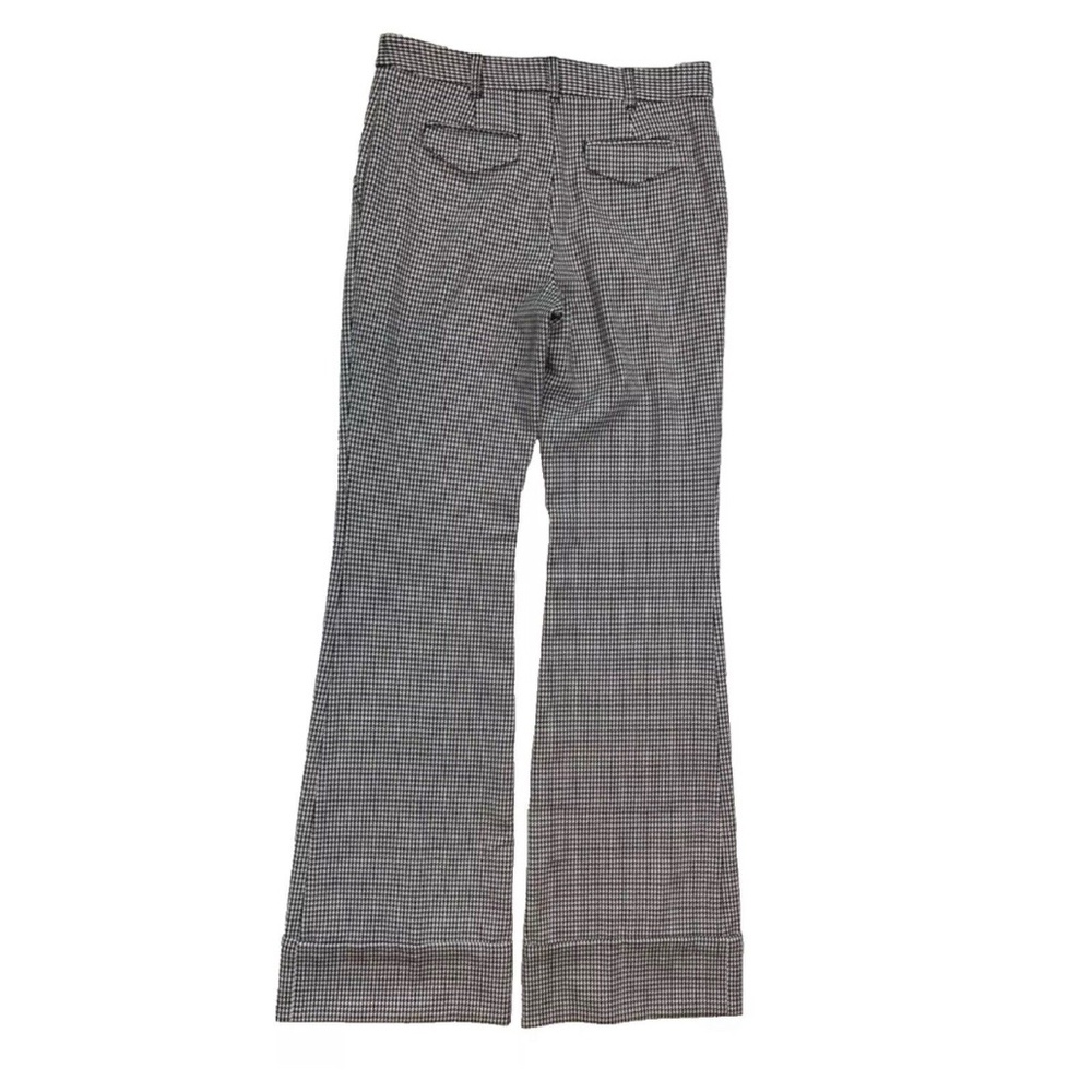 Maeve by Anthropologie Houndstooth Wide-Leg Pants Black & White Size 4 Tall - Picture 16 of 16